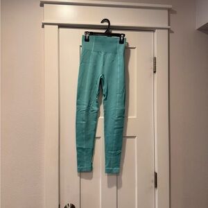 Gymshark Ultra Seamless Leggings, spearmint green, 23” Inseam